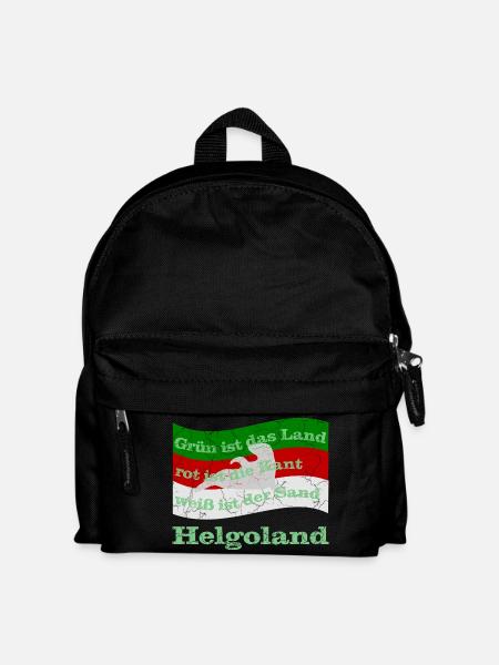 helgoland insel - Kinder Rucksack - Schwarz