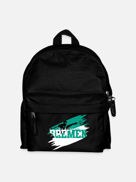 Die Macht aus Bremen Fussball - Kinder Rucksack - Schwarz