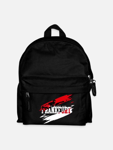 Frankfurt Fussball - Kinder Rucksack - Schwarz