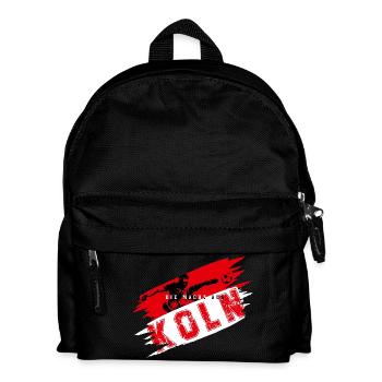 Fussball Köln Ruhrpott - Kinder Rucksack - Schwarz - Vorne