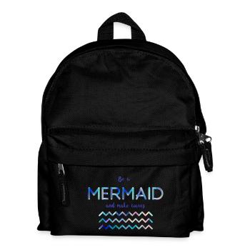 Seien Sie eine Meerjungfrau - Kinder Rucksack - Schwarz - Vorne