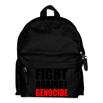 Fight against genocide - Kids' Backpack - black - Front