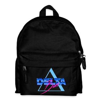 DeltaBus - Kinder Rucksack - Schwarz - Vorne