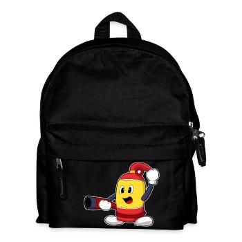 Firefighter Fire Hose Fire Brigade - Kids' Backpack - black - Front