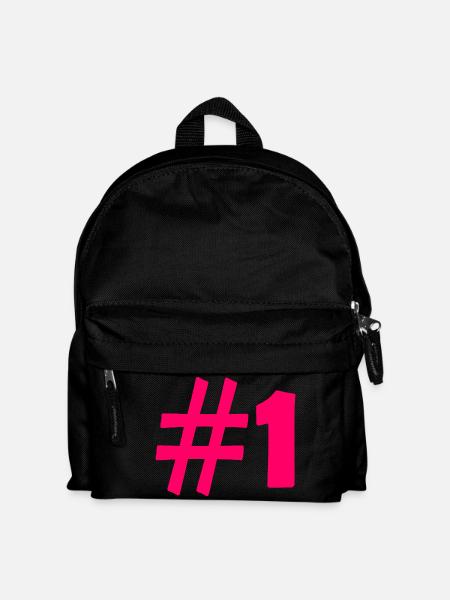 #1 - Kinder Rucksack - Schwarz