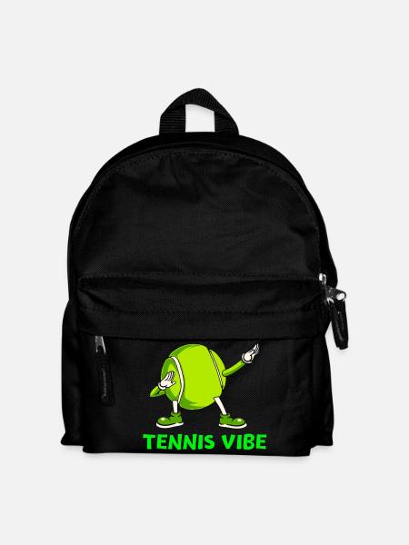 Tennis, Tennisball, Tennisfan - Kinder Rucksack - Schwarz