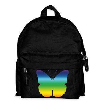 Papillon Papillon Monarque Printemps Cadeau coloré - Sac à dos Enfant - noir - Devant