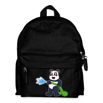 Panda Firefighter Fire Hose Fire Hose Fire Brigade - Kids' Backpack - black - Front