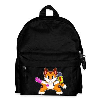 Tiger Coiffeur Peigne Sèche-cheveux - Sac à dos Enfant - noir - Devant