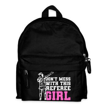 Soccer Referee - Kids' Backpack - black - Front