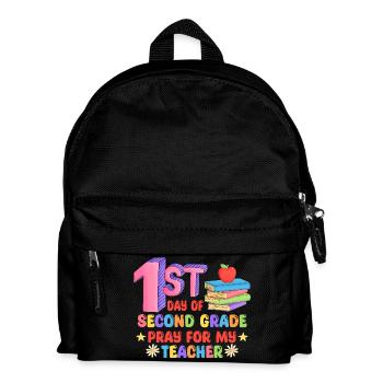 Second grade, back to school - Kids' Backpack - black - Front