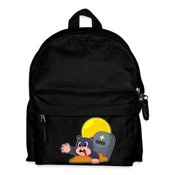 Pierre tombale d’Halloween de Mole - Sac à dos Enfant - noir - Devant
