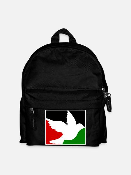Free palestine - Kinder Rucksack - Schwarz