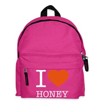 J’AIME LE MIEL - Sac à dos Enfant - fuchsia - Devant