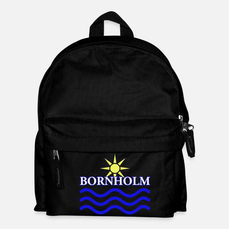 BORNHOLM-Sun Water - Kinder Rucksack - Schwarz