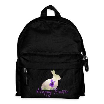 Happy Easter - Kinder Rucksack - Schwarz - Vorne