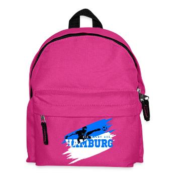 Fußball Hamburg Norden Fan - Kinder Rucksack - Fuchsia - Vorne