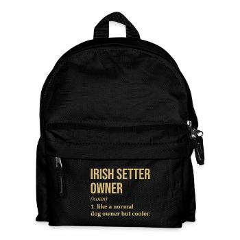 Irish Setter - Kids' Backpack - black - Front