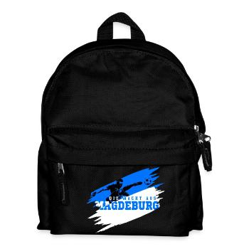 Die Macht aus Magdeburg - Kinder Rucksack - Schwarz - Vorne