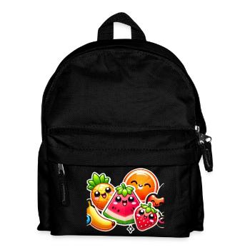 Colorful Fruit Party Style - Kids' Backpack - black - Front