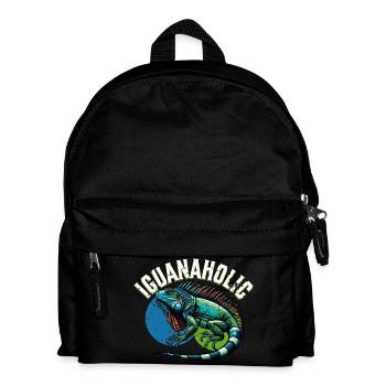 Iguana - Kids' Backpack - black - Front