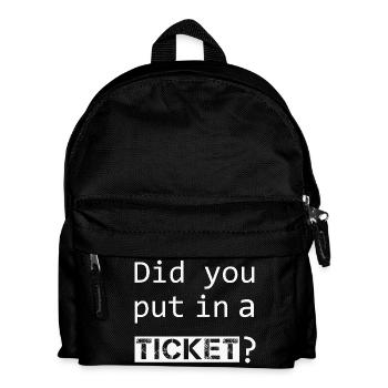 AVEZ-VOUS MIS UN TICKET – IT Admin PC Humour Blagues - Sac à dos Enfant - noir - Devant