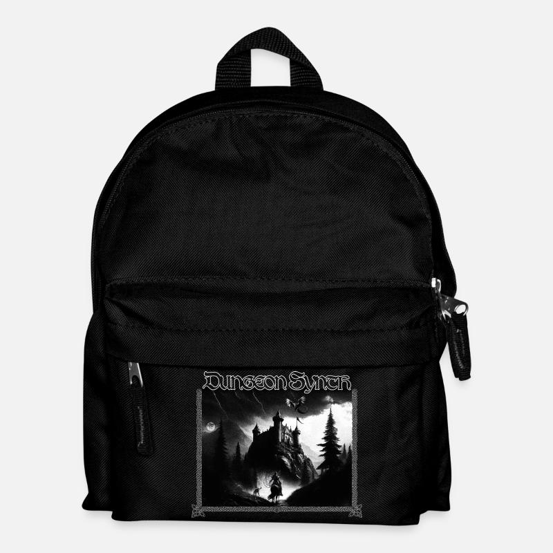 Dungeon Synth - Kinder Rucksack - Schwarz