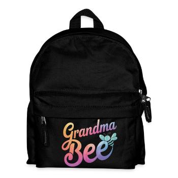 honey bee beekeeper bees bee - Kids' Backpack - black - Front
