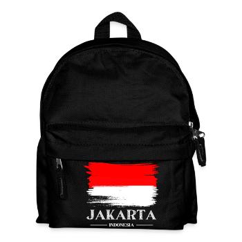 Jakarta Indonesia - Kids' Backpack - black - Front