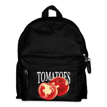 Tomatoes – Frisches Foodie-Statement - Kinder Rucksack - Schwarz - Vorne