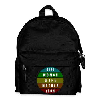 female way of life - Kids' Backpack - black - Front