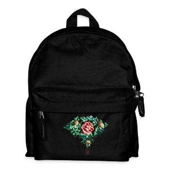 Chinesisch_Blumen_Verbotene Stadt_Pfingstrose1420 - Kids' Backpack - black - Front