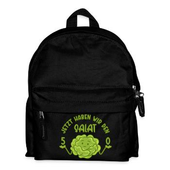 50 Jetzt haben wir den Salat - 50. Geburtstag - Kinder Rucksack - Schwarz - Vorne