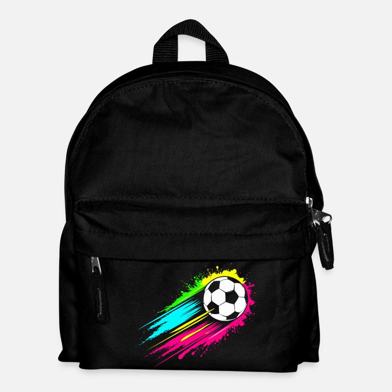 Fußball - Kinder Rucksack - Schwarz