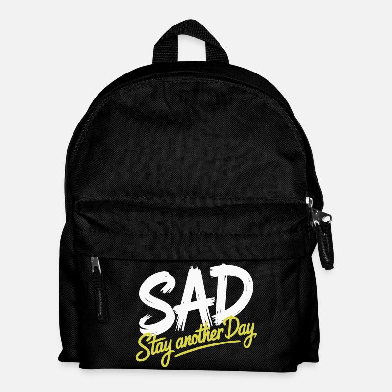 BLEIBEN SIE NOCH EINEN TAG - Kinder Rucksack - Schwarz