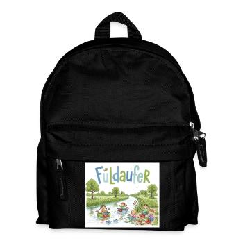 Fuldaufer : l’aventure fluviale ! - Sac à dos Enfant - noir - Devant