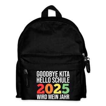 Kita Farewell First Grade School Enrollment 2025 - Kids' Backpack - black - Front