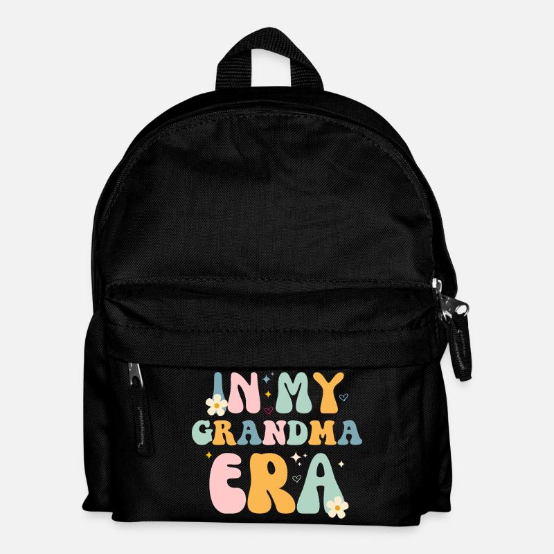 Grandma Tenderness Design - Kids' Backpack - black