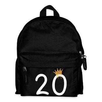 20 - Kids' Backpack - black - Front