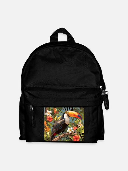 Tukane Tukan - Kinder Rucksack - Schwarz