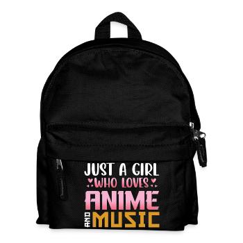 Une seule fille aime la musique d’anime - Sac à dos Enfant - noir - Devant