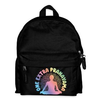 Yoga One Extra Pranayama Funny Yoga - Sac à dos Enfant - noir - Devant