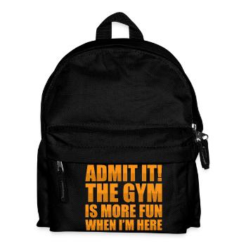 Gym is more Bodybuilding Bodybuilder Kraftsport - Kinder Rucksack - Schwarz - Vorne