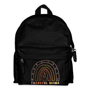 Thanksgiving Mama Mutter Oma Großmutter - Kinder Rucksack - Schwarz - Vorne