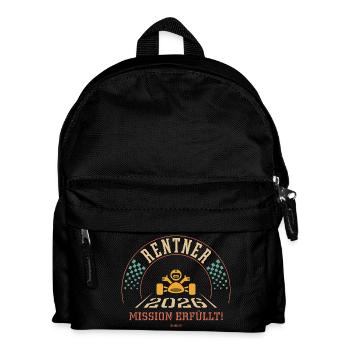 Retirees 2026 – Mission Accomplished (Retirement / 4C) - Kids' Backpack - black - Front