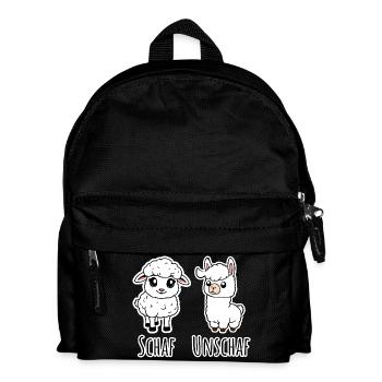Moutons et pas moutons (Unsheep) - Lama pas moutons - Sac à dos Enfant - noir - Devant