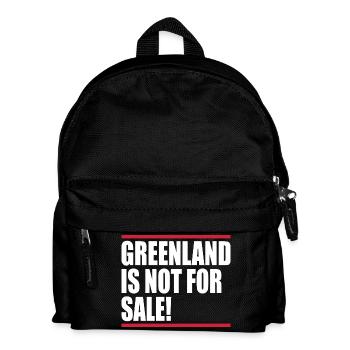 Greenland Shirt Not For Sale Greenland Tshirt - Kids' Backpack - black - Front