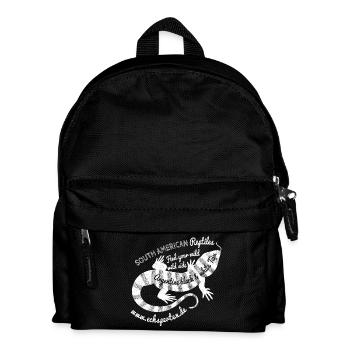South American lizard - Kids' Backpack - black - Front