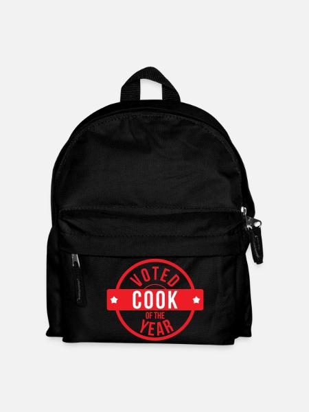 Voted Cook of the Year : Badge de Chef - Kids' Backpack - black