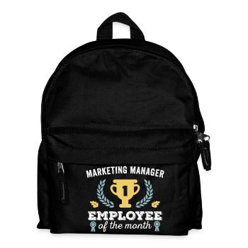 Employé du mois du Responsable Marketing - Sac à dos Enfant - noir - Devant